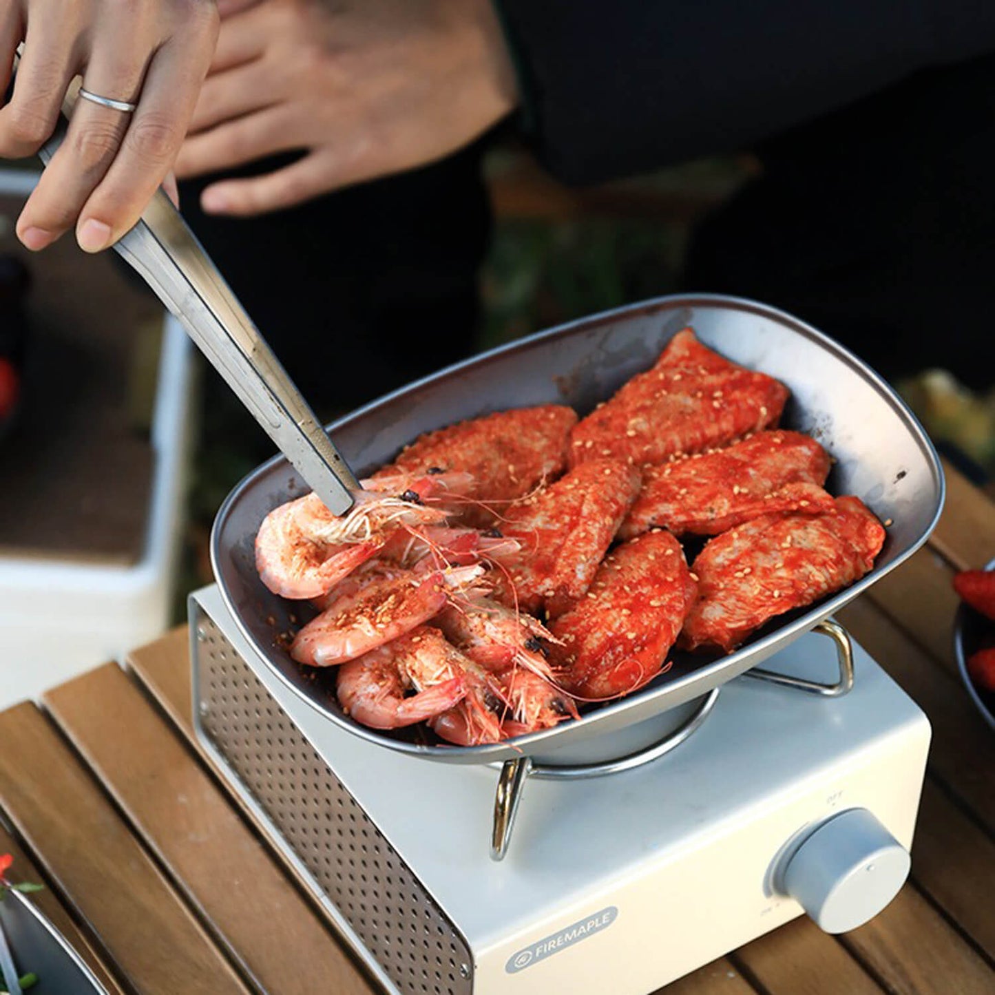 Oven-Safe Titanium Plate