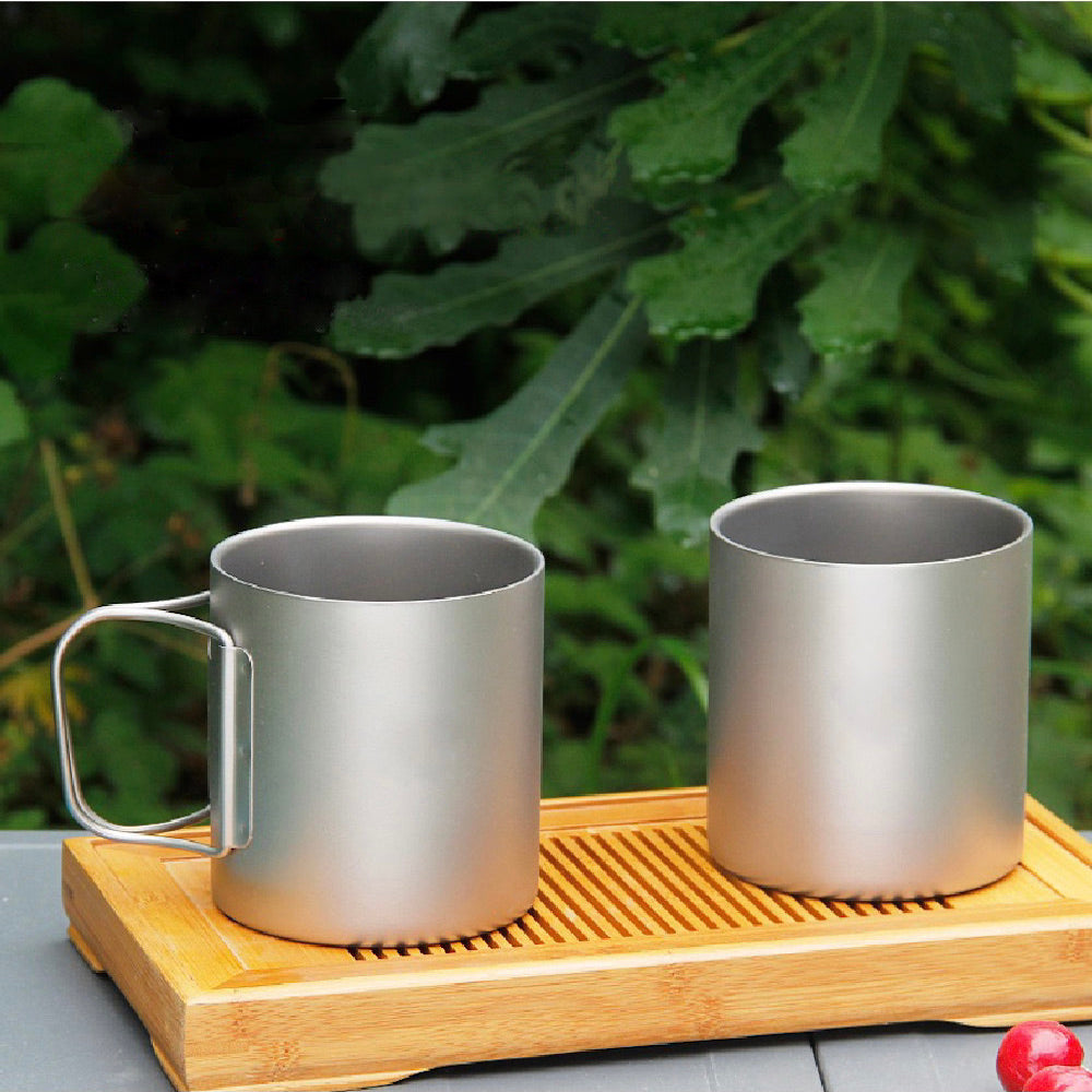 Titanium Double-Walled Mug 15oz w/handle