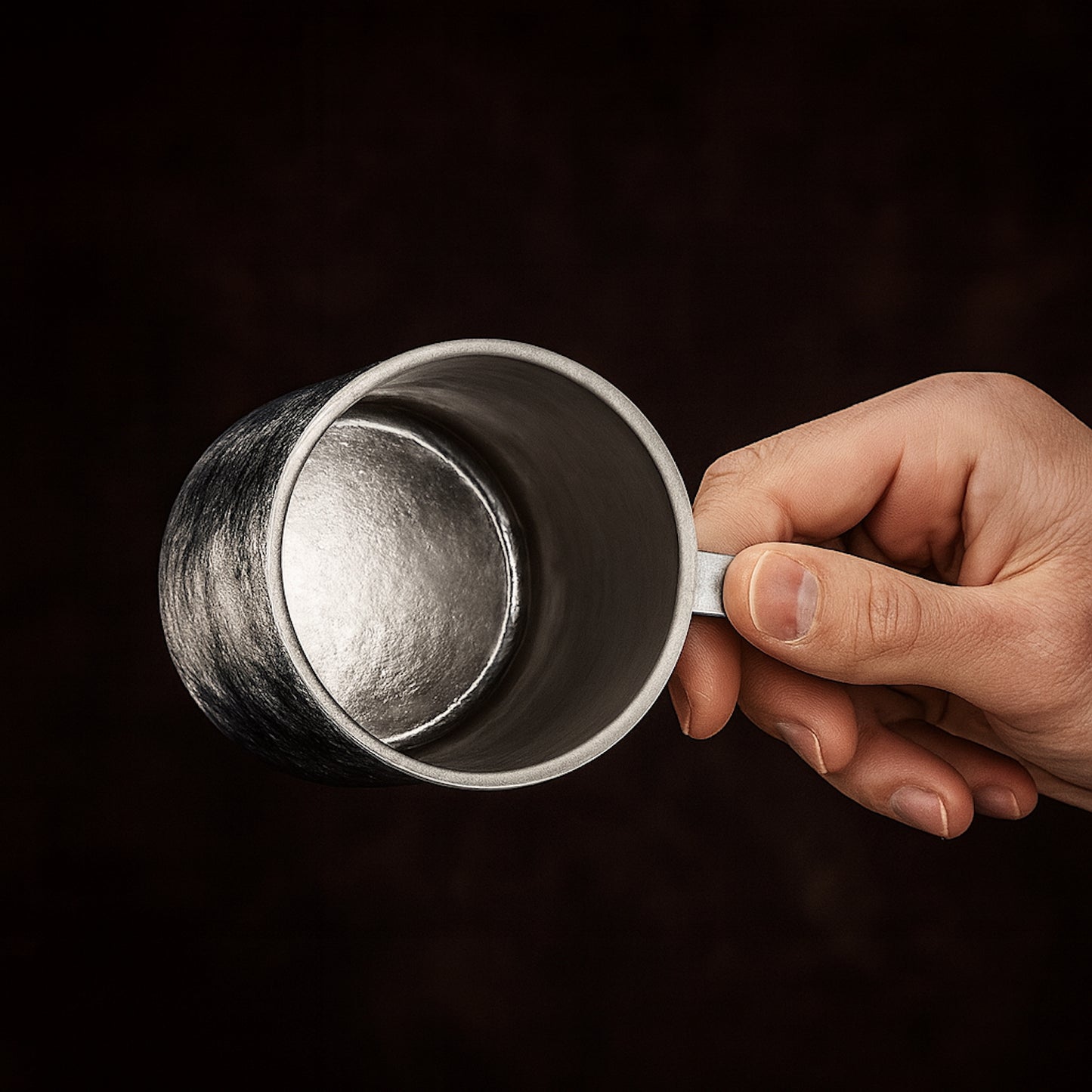 Frost Forge™ Sleek Titanium Mug, 350ml