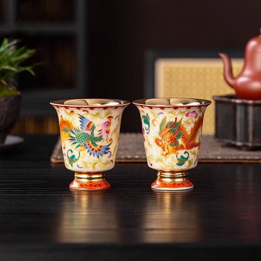 NEW! Mythos Duo Gold-Lined Goblets