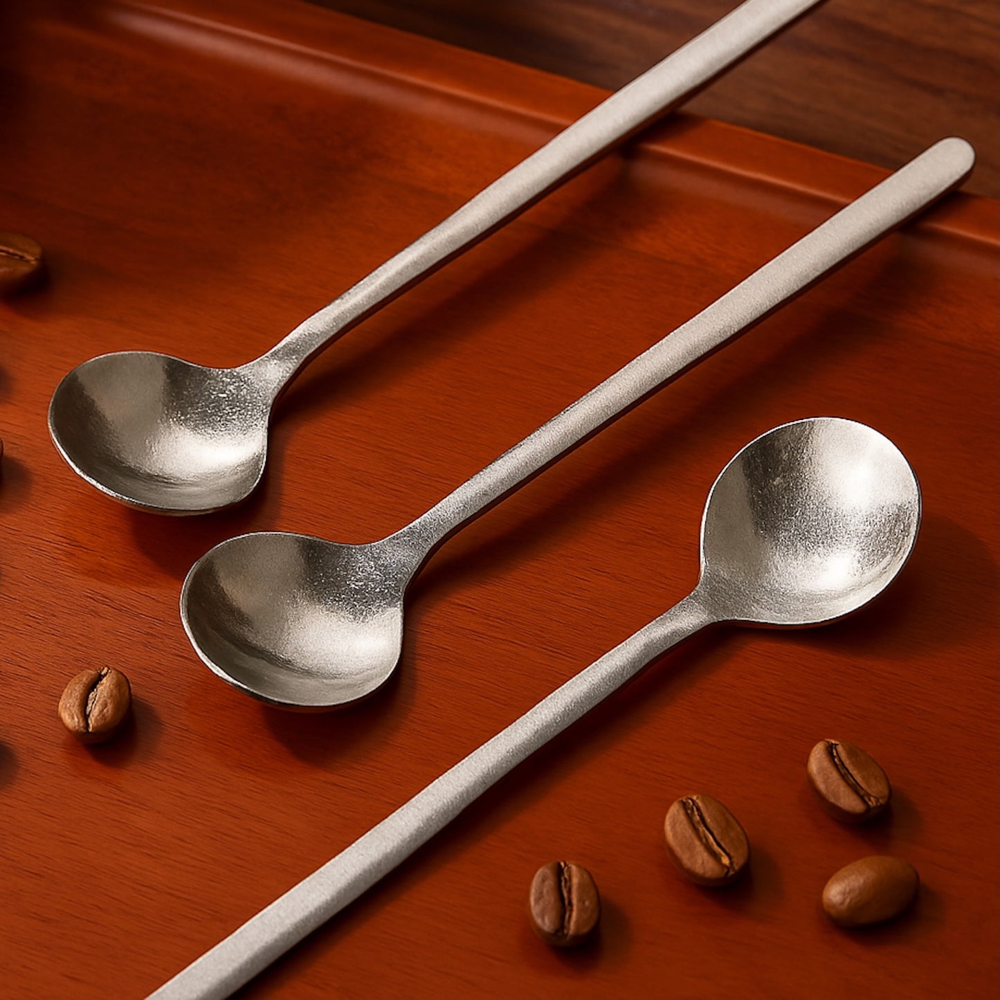 Frost Forge™ Titanium Espresso Set – 100ml Cup + Spoon + Coaster