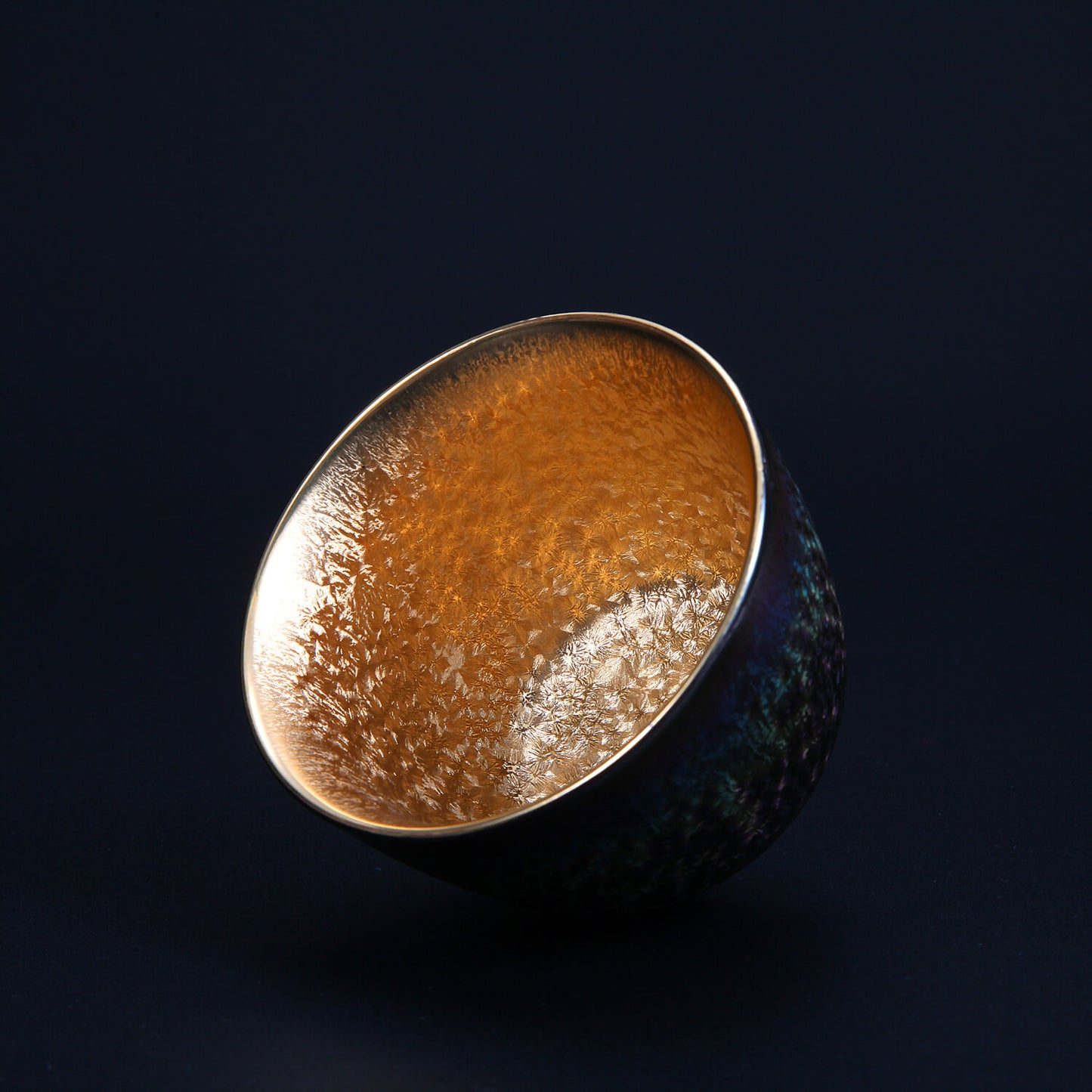 Winter Mountain: 24k Gold-lined Teacup