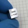 Solid Lutetium Polished Density Cube 10mm - 9.8g