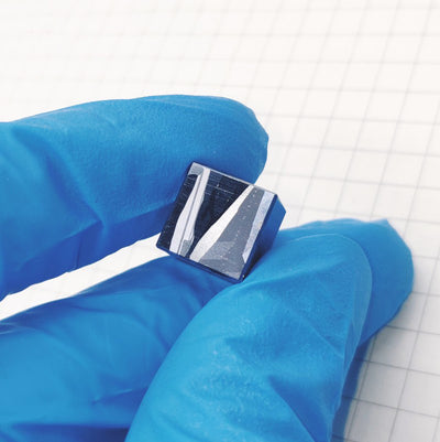 Solid Metallographic Silicon Polished Density Cube 10mm - 2.4g