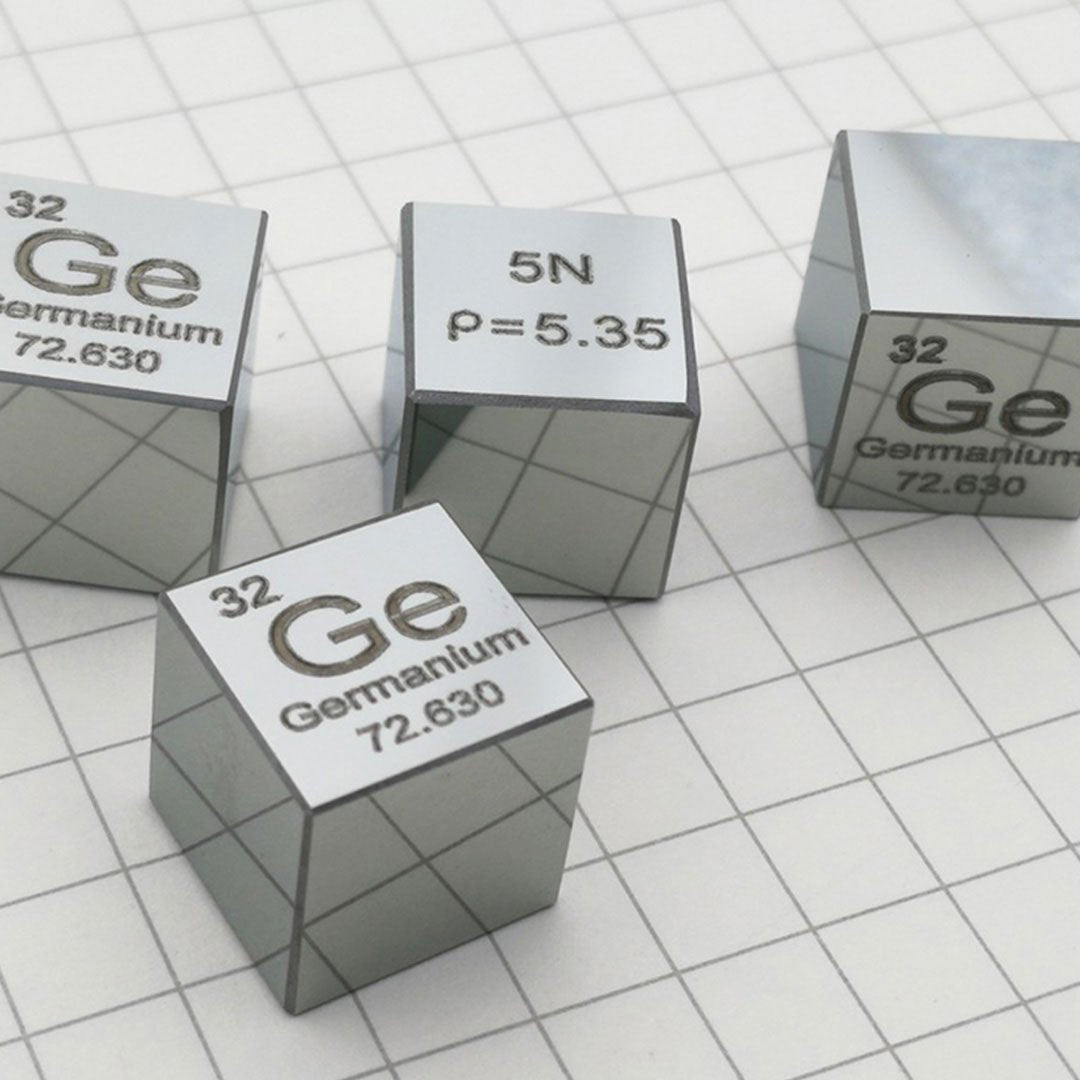 *FLASH SALE* Solid Germanium Polished Density Cube 10mm - 72.7g