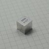 Solid Aluminum Polished Density Cube 10mm - 2.7g
