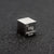 Solid Magnesium Polished Density Cube 10mm - 1.74g