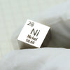 Solid Nickel Polished Density Cube 10mm - 8.9g