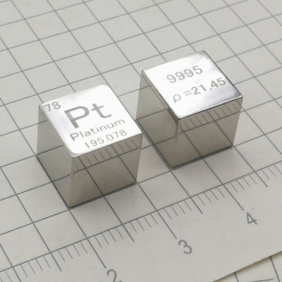 Pre-Order: Mirror Polished Solid Metal Cubes // Precious Metals (Tier III)
