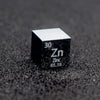 Solid Zinc Polished Density Cube 10mm - 7.25g