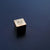 Solid Gold Density Cube 10mm Highly Polished