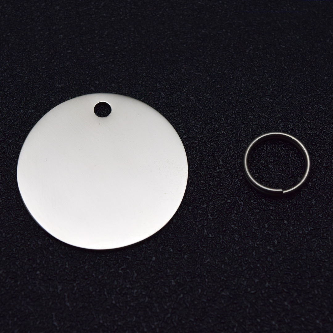 Titanium EDC Tag & Keychain for Luggage & Pets