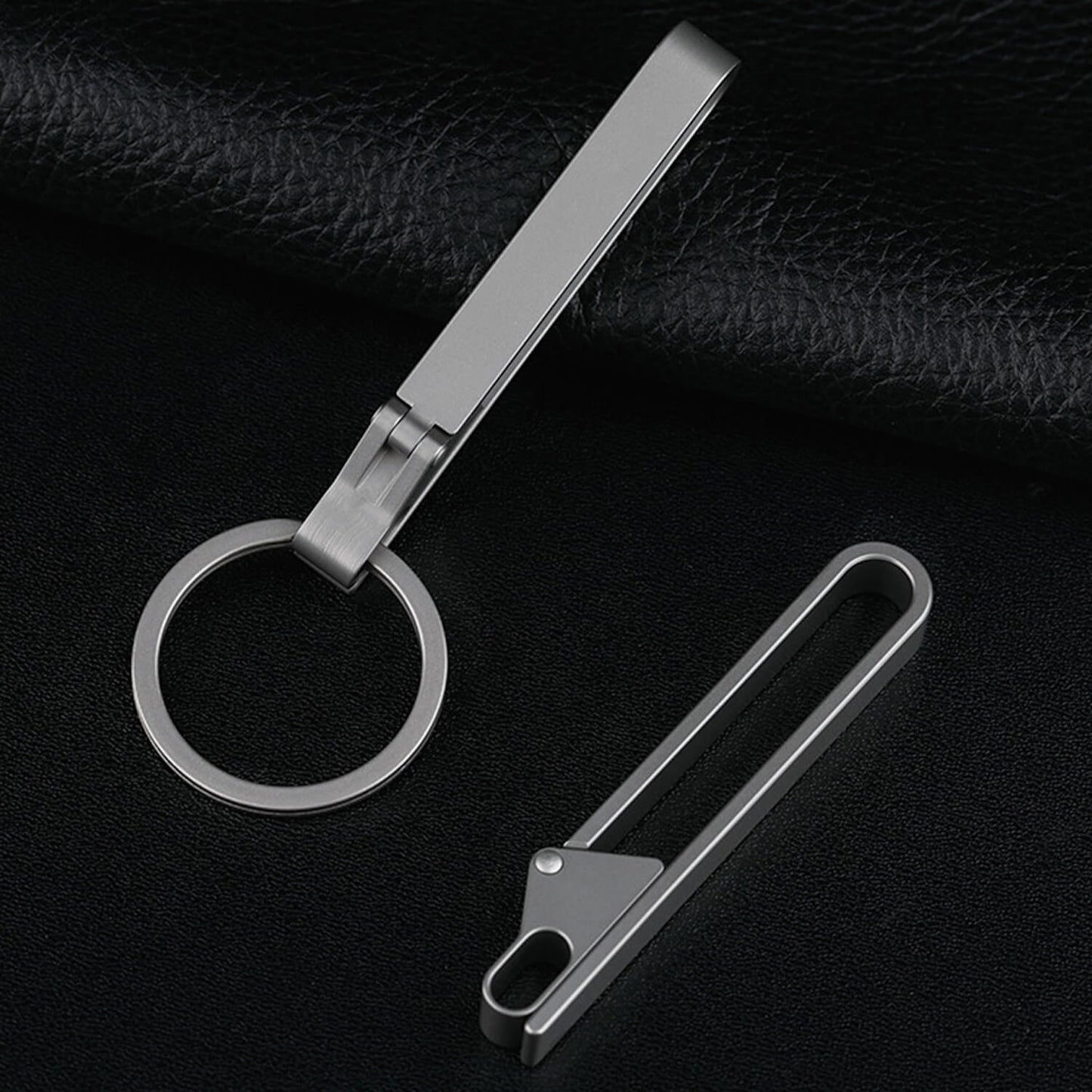 Titanium Belt Carabiner: Snap Lock