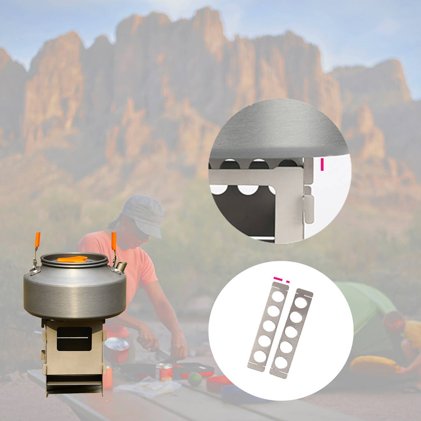 Titanium Flat-Pack Stove