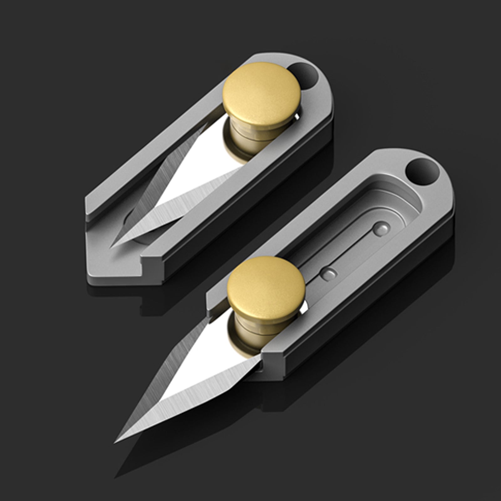 Titanium Keychain Knife 0.28oz - Kranite
