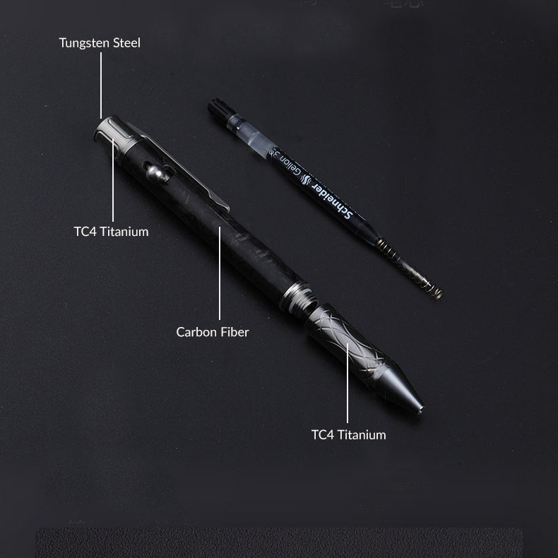 Titanium & Carbon Fiber Bolt Action Pen