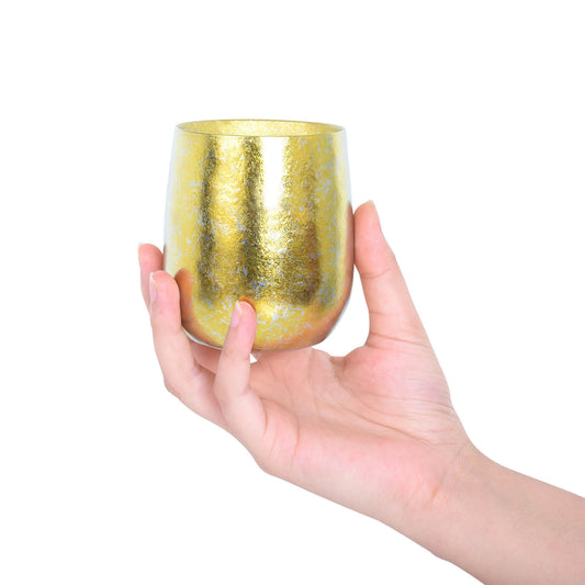*FLASH SALE* Titanium Coffee Cup (255ml) - Double-Walled - Golden