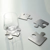 Titanium Puzzle Set: Coaster + Bottle opener