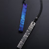 Solid titanium Bar necklace dad gifts