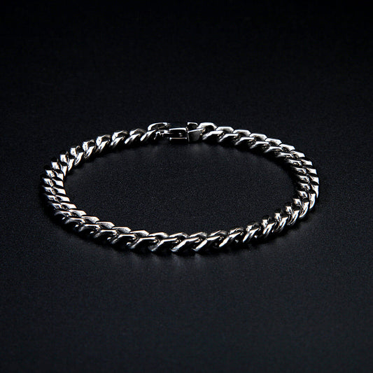 Titanium Curb Chain Bracelet
