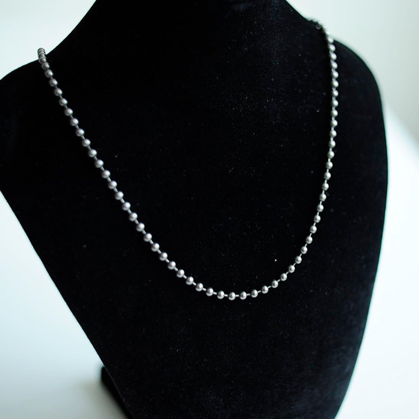 Solid Titanium Statement Necklace