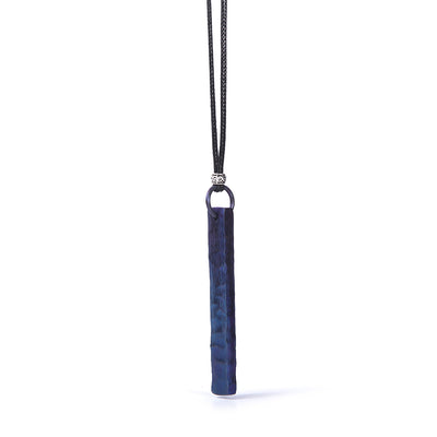 Fortitude Bar Necklace - Solid Titanium