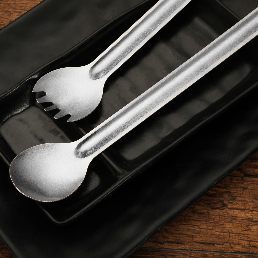 Crystal Titanium Spoon Spork Set