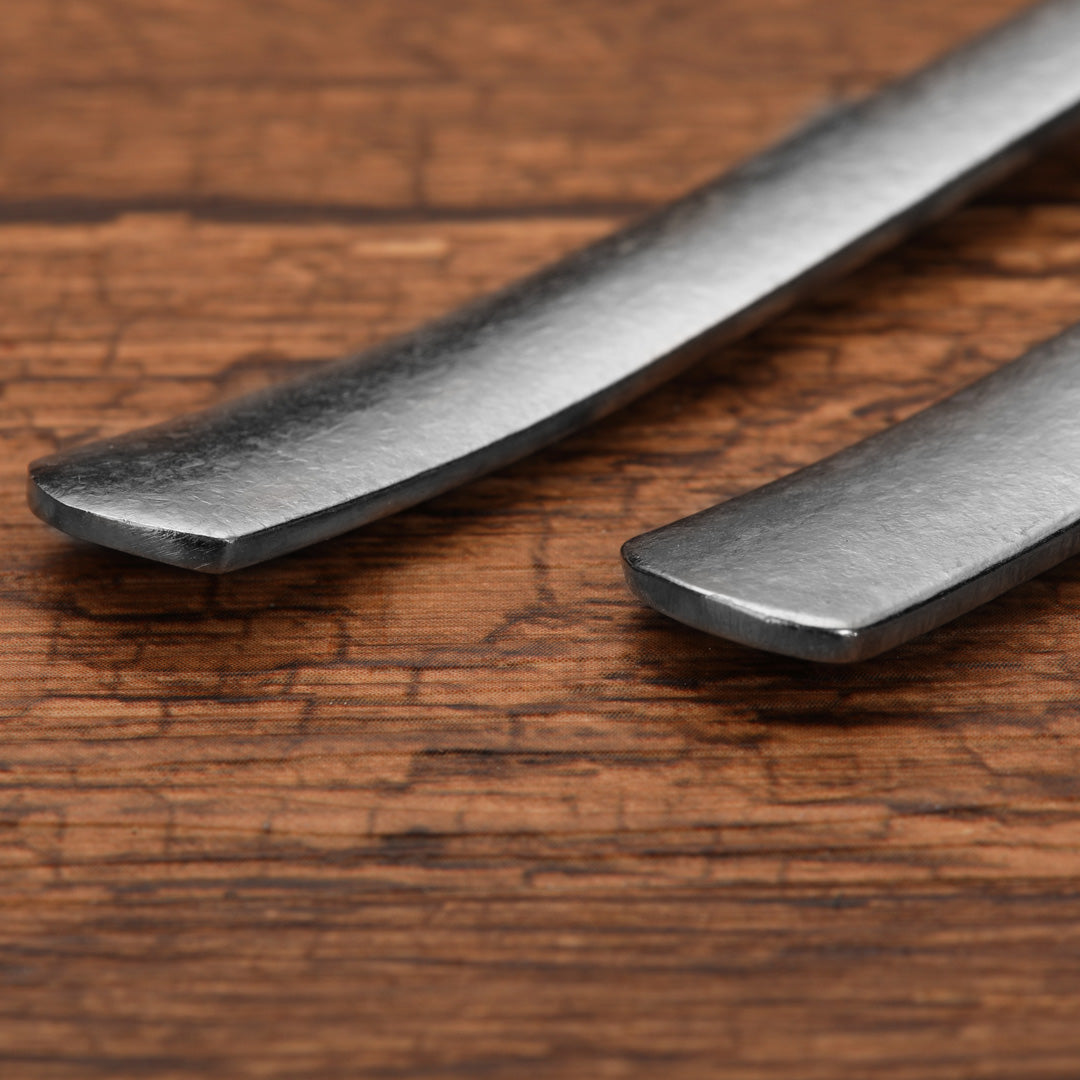 Crystal Titanium Spoon and Fork Set